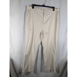 Under Armour Mens Performance Khaki Dress Pants 40R Relaxed Fit Moisture-Wicking